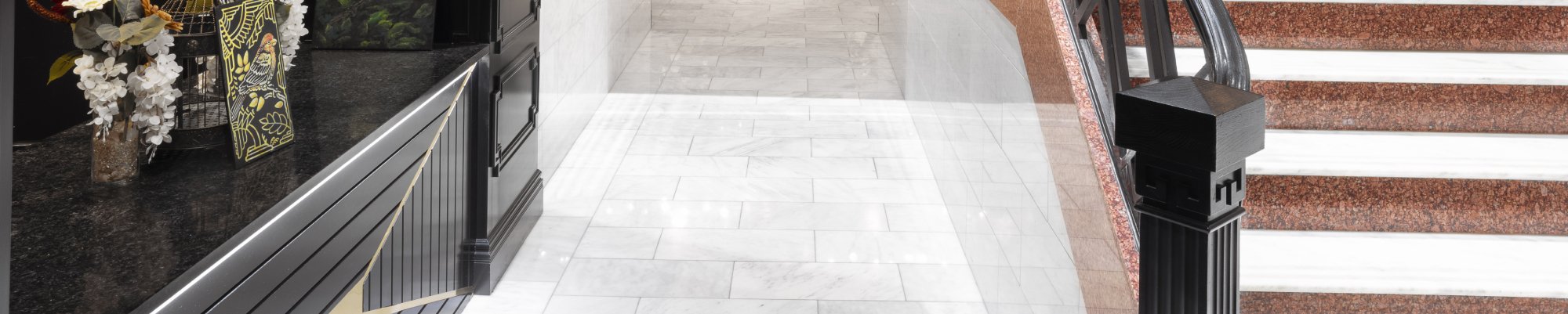 Commercial entryway done by Flooring Systems Inc. in St. Louis, MO